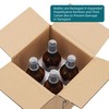Bastelica 4 Pack 4 oz Amber Glass Spray Bottles with