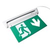 Exit Sign LED Battery Powered Emergency Safety Facilities Acrylic ABS