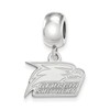 Georgia Southern Extra Small (3/8 Inch) Bead Dangle Charm (Sterling