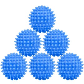 6 Stk Trocknerbälle für Wäschetrockner Bälle, Trockner Ball Dryer Balls, Wiederverwendbare Tennisbälle Trocknerball Waschball für Waschmaschine, Waschkugel Trocknen Ball Waschbälle für Waschmaschine