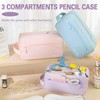 Pencil Case with Large Capacity Pencil Case 3 Compartments for