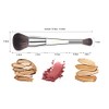 Vela.Yue Brocha de Maquillaje de Doble Punta para Base y