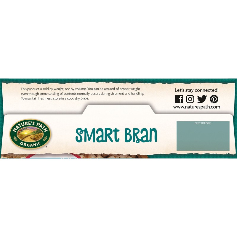 Nature's Path Organic Smart Bran Cereal, 10.60-Ounce Box