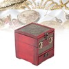 Jewelry Box Antique Wooden Multi‑Layer Drawer Storage Box Organizer with