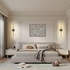 Morauroral Battery Operated Wall Sconces Set of 2, Dimmable Battery