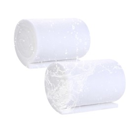 ZQSFPK 2pcs Fish Tank Filter Sponges,1 m * 12 cm, Aquarium Filter Sponge Media for Filtration & Impurity Absorption, Non-Deformable Durable Design with Compact Storage, Washable Pads