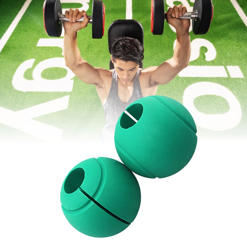 2pcs Dumbbell Grips Thick Silicone Barbell Grips Weight Bar Grips