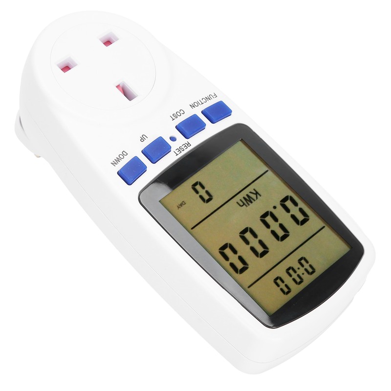 Power Metering Socket Electricity Usage Monitor Voltage Current Meter with