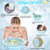 BOMODOTA Silicone Face Bowl for Ice with Built-In Icetray, Portable