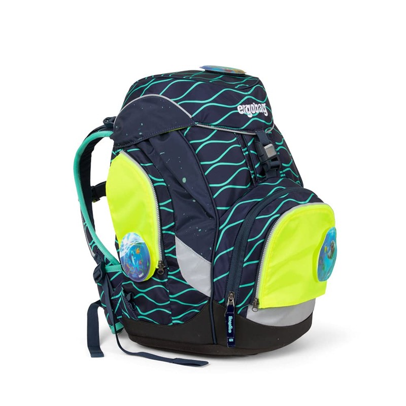 ergobag Fluo Zip Set Visibility Set Pack Cubo and Cubo