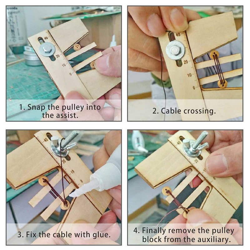 Uadme Model Making Kits, Dead Eyes Fix Hand Wood Ship