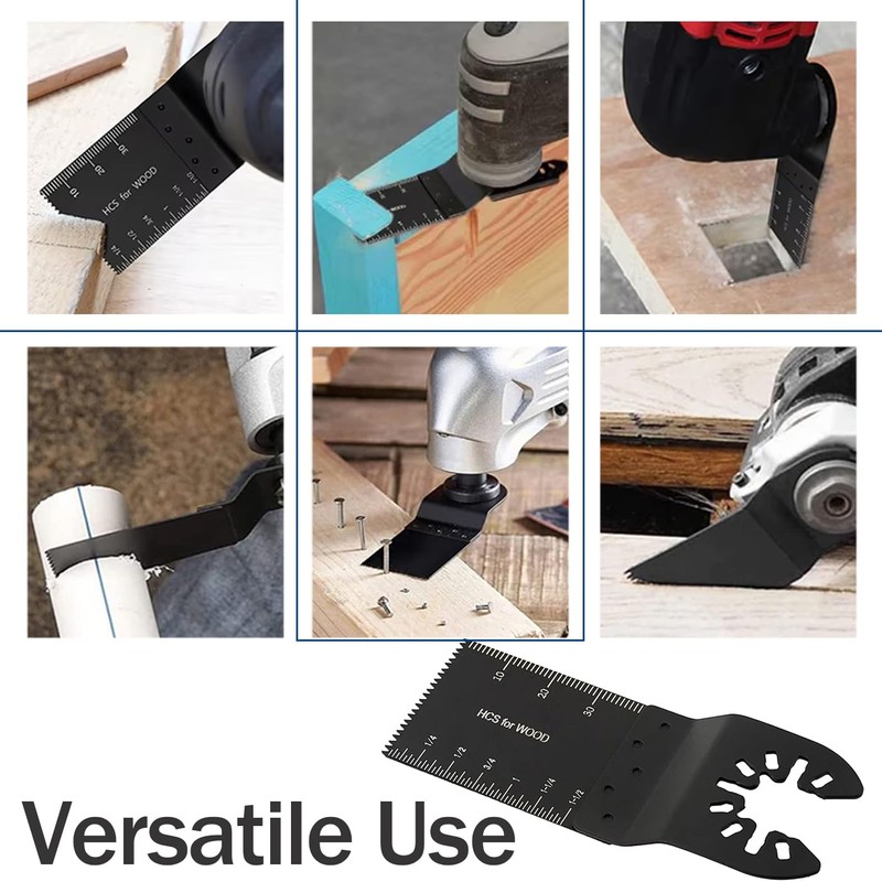 Bestgle 10 Pcs Oscillating Tool Blades, Professional Oscillating Multitool Blades