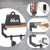 Keebofly Multiple Guitar Wall Mount Hangers with 6-Detachable Hooks &