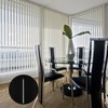 sourcing map 2Pcs 30cm White Curtain Pull Rod, Fiberglass Blind