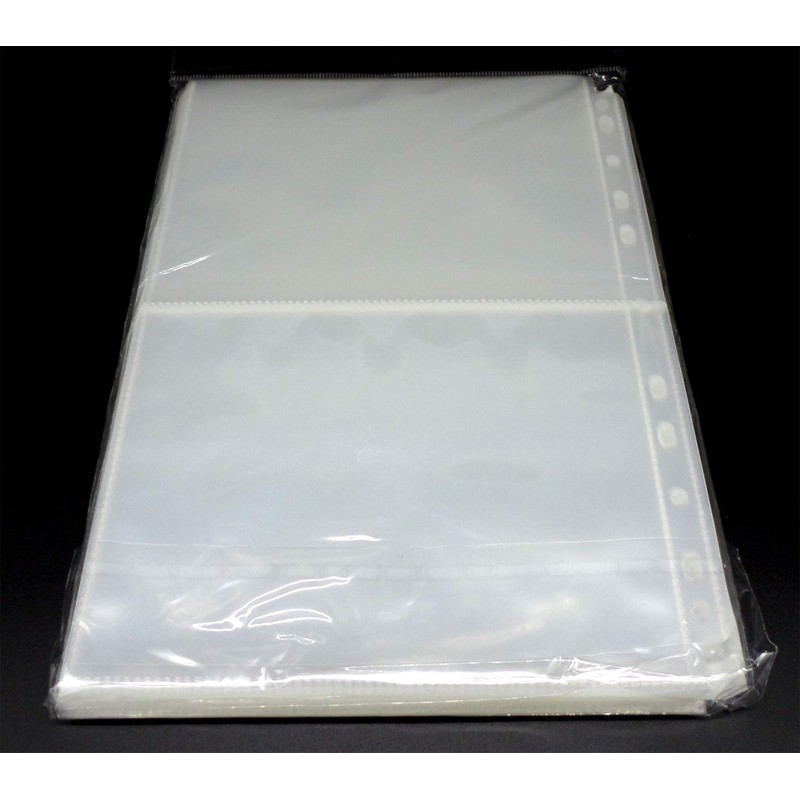 docsmagic.de 50 2-Pocket Album Pages 5" x 7" - Photo
