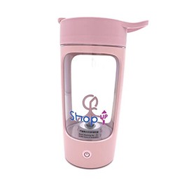 Shop-UP! Shop-UP! Portable Protein Shaker & Blender, Smoothies, Refillable, Various Colors (Pink)