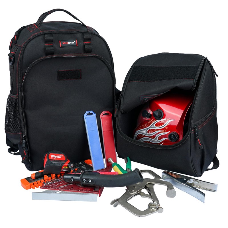 MELOTOUGH Welding Tool backpack for Tools and Helmet Extreme Gear