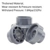 DN25 / 1" PVC Union Pipe Fitting Slip Union Coupling