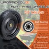 ASDFGHT 13" Flat Free Wheels for Gorilla Cart, Wheelbarrow, Garden
