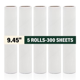 Sayene Lint Roller Refills 9.45” Large Lint Roller Refill (5 Rolls-300 Sheets) Sticky pet Lovers lint Roller Refill for Cleaning Carpets, Floor, Clothes, Pet Hair