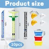 10-Piece Professional Sewing Ruler Set with 3 Stitch Guides and