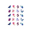 Butterflies Nail Art Decals - Waterslide Nail Decals