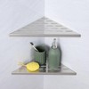 Xiarnotogi 12" Corner Shower Shelf, 2-Pack Bathroom Shelves for Tile