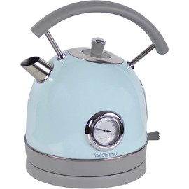 West Bend 1.7L Retro-Style Stainless Steel Electric Kettle 1500W Blue