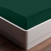 Utopia Bedding Fitted Sheet Double, Emerald - Deep Pocket 14