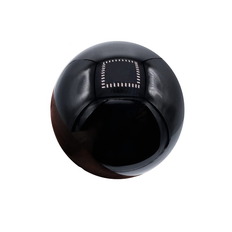 Large Black Obsidian Crystal Sphere Ball Natural Healing Gemstone 75MM