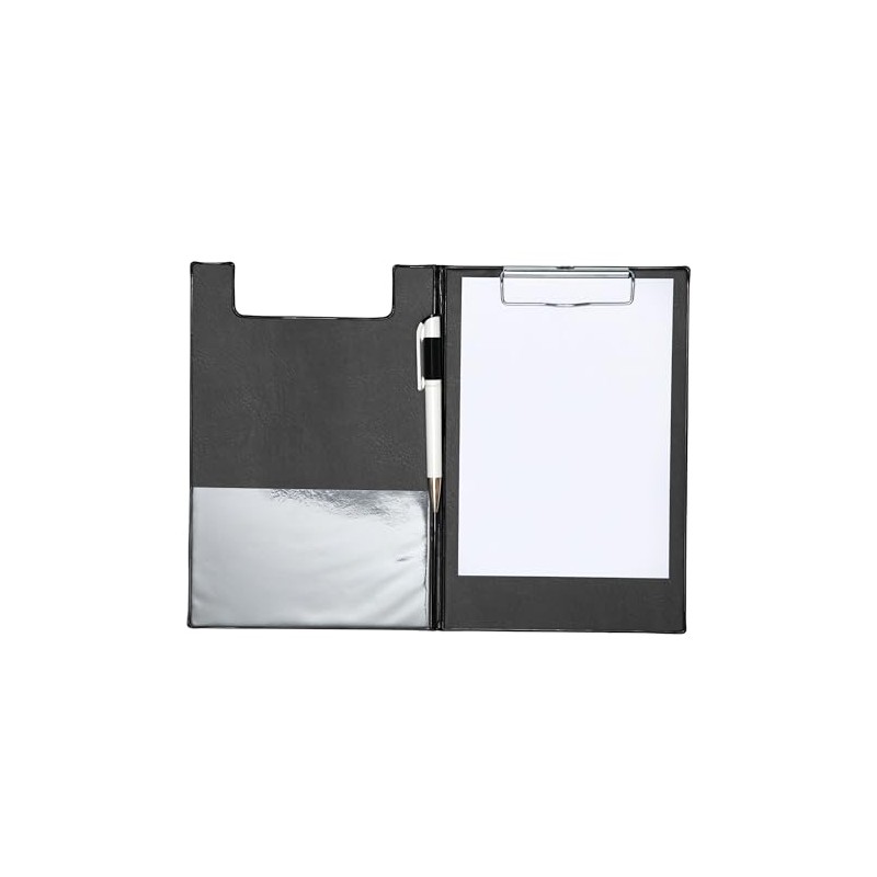 MAUL A5 Writing Case, Cardboard Folder with Foil Cover for