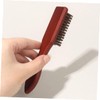 SAFIGLE 2pcs Wooden Beard Grooming Brush Set Soft Bristle Detangling