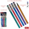 ELKOS BLUE Gel Pens, 0.7mm Fine Point, Pack of 5,