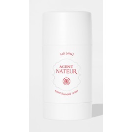 Agent Nateur - holi (stick) Saint-Honoré Roses Natural Deodorant | Castor + Coconut Oil, Beeswax | Aluminum-Free, Non-Toxic, Clean Skincare Crafted for All-Day Freshness (2.5 oz)