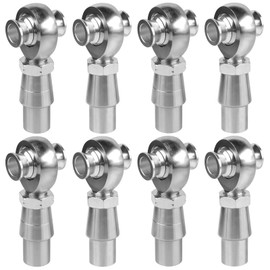 3/4” Heim Joint Rod End Kit,.750" Chromoly Heim Joints Panhard Rod End Kit for Steering,Suspension, Traction Bars, Right&Left Hand Thread with Spacer,Tube Adapters & Jam Nuts - 4Set