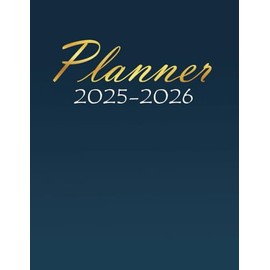 Planner 2025-2026: Two-Year Monthly Calendar with Holidays from January 2025 to December 2026 in Large 8.5 x 11 Format
