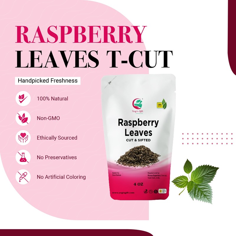 Raspberry Leaf tea 113 grams (4 oz) | Cut and