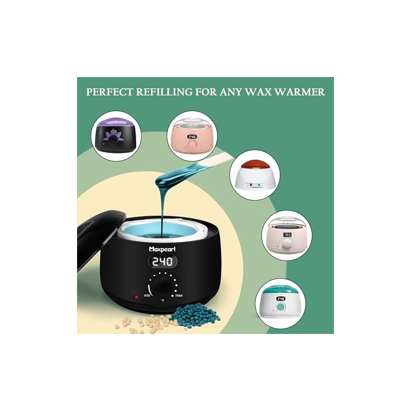 Maxpearl Hard Wax Beads, 300g Hair Removal Wax Beans for