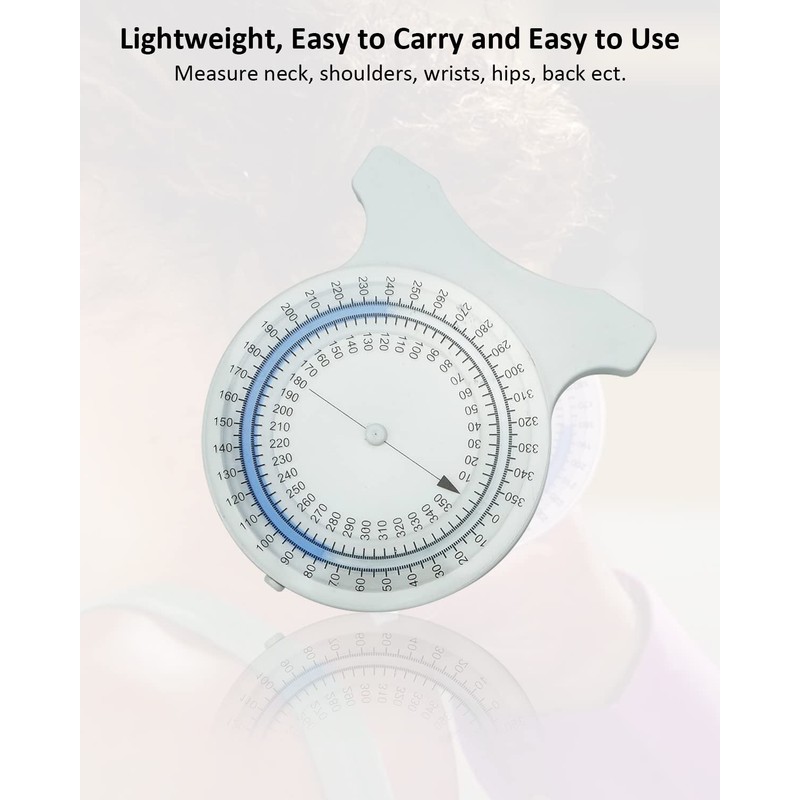 SZRKRLA Inclinometer Physical Therapy Tool No-Leak PT Inclinometer Accurate Range