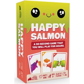Exploding Kittens | Happy Salmon Small Box | Party Game | 3-6 Players, Ages 6+