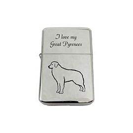 Lighter I Love My Great Pyrenees Chrome