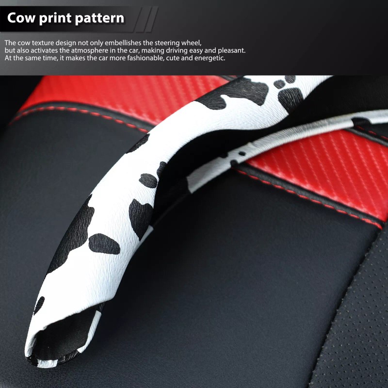 XUKEY Car Steering Wheel Cover Non-Slip Universal Fit For O/D
