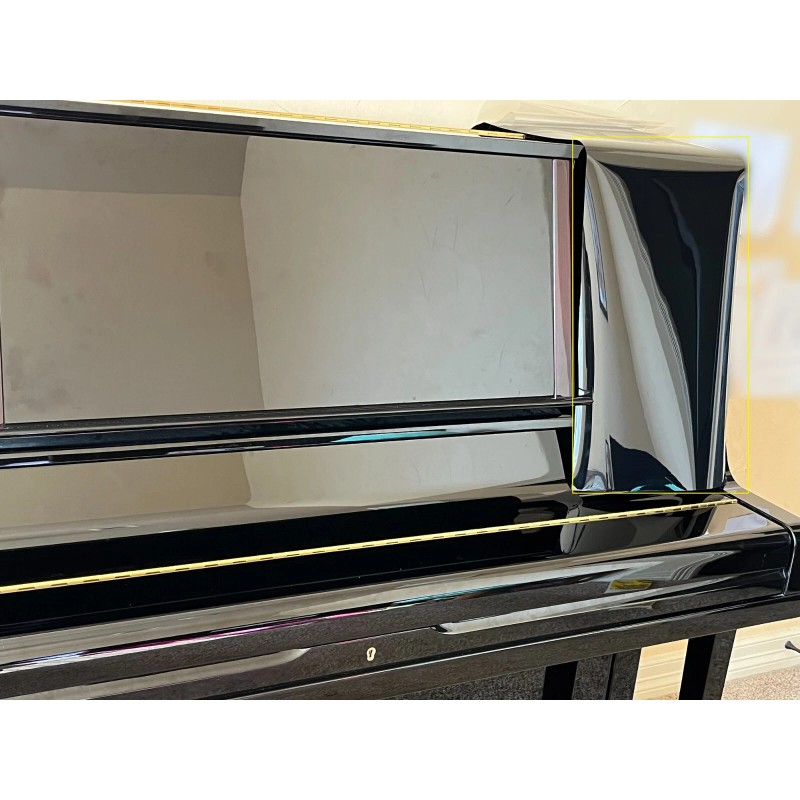 Olimia 72"x60" Ultra Gloss PET Liner Black Vinyl Wrap Air