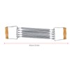 Chest Expander, Wooden Handle Yoga Chest Expander Multifunction Rubber Removable