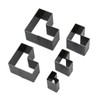5Pcs Leather Die Cutter Hollow Assorted Size High Carbon Steel