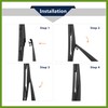 HOPESPANNER Car Rear Windshield Wiper Blade Arm Set for Jeep