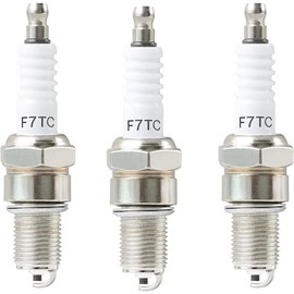 3Pcs F7TC Spark Plug Compatible with Honda GX120 GX160 GX200 GX240 GX270 GX340 GX390 4-Stroke Engine Generator Mower Water Pump Tiller Mini Bike Go Kart Sparkplugs