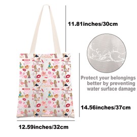 JNIAP Singer Inspired Tote Bag Singer Fans Gifts Espresso Tote Bag Singer Tour Merchandise, Working Late Tb, Large