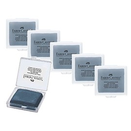 Faber Castell Art Eraser Grey Kneading Rubber for Artists Economy Pack of 6