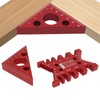 Tenon Caliper and Triangular Set Aluminum Alloy Measuring Tool Woodworking